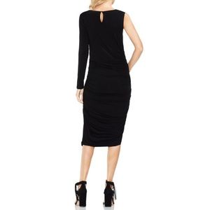 Vince Camaro One Sleeve Ruched Dress